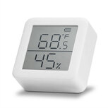 Thermometer en Hygrometer voor gordijnbediening met Bluetooth en magnetische bevestiging voor binnengebruik wit plastic