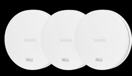 Rookmelder voor huisbeveiliging met wifi app melding en lange batterijduur wit plastic