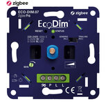 Smart Rotary Zigbee Dimmer voor inbouw met draaiknop en fase afsnijding functie