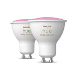 Philips Hue GU10 spotverlichting voor slimme verlichting met Zigbee Bluetooth en kleurinstelling