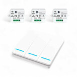 RF 433Mhz Smart Wireless Switch Weiß (3 Tasten) - SET