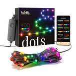 Draadloze feestverlichting Twinkly Smart Dots 400 voor binnen en buiten met RGB kleuren en bediening via smartphone app