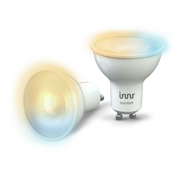 Ledspot voor binnenverlichting met GU10 fitting en tunable white lichtkleur in 2 pack