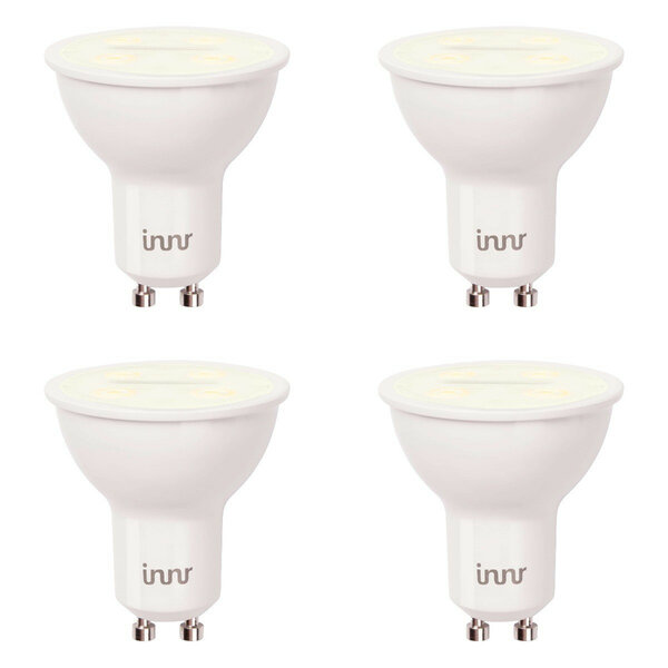 Ledspot voor slimme verlichting met GU10 fitting warm wit licht dimbaar retrofit 220 volt set van vier