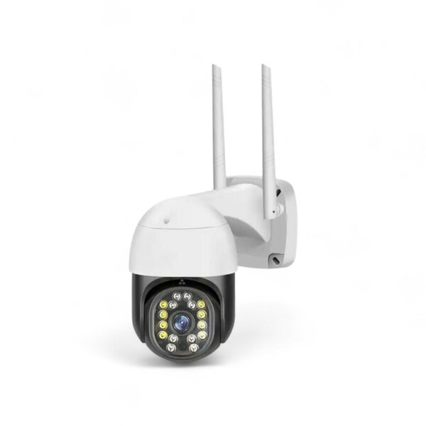 Wifi beveiligingscamera voor buiten met beugel full hd nachtzicht en bewegingsdetectie