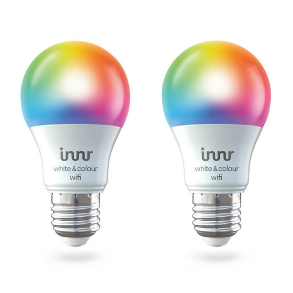 Innr ledlamp voor smart home met kleur en wit licht dimbaar E27 fitting