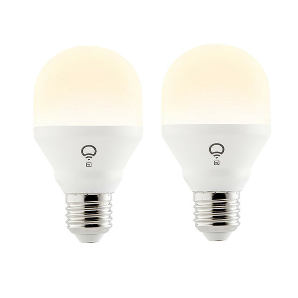 Slimme Wi Fi lamp voor binnen met E27 fitting en traploos dimbare warm witte verlichting