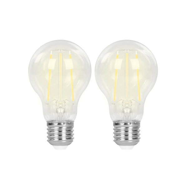 Smart lamp filament voor verlichting met wifi en grote fitting E27 helder licht 2 pack