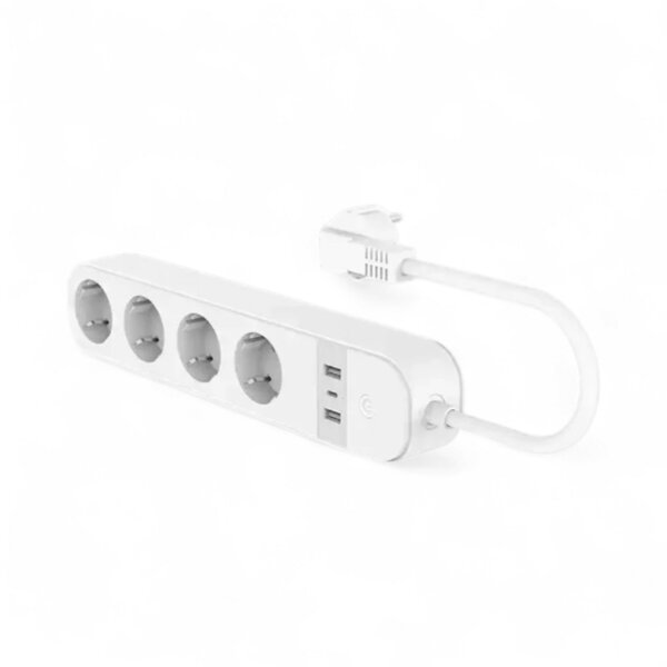Multiprise Wifi Schuko 4 prises + 2x USB + 1 x USB-C
