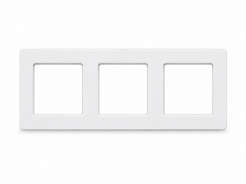Frame voor schakelmateriaal 3 voudig wit