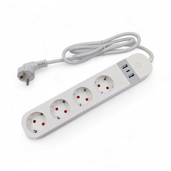 Multiprise Wifi Schuko 4 prises + 2x USB + 1 x USB-C PD
