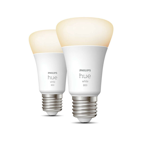 Lamp voor binnenverlichting met E27 fitting warm wit licht dimbaar Zigbee Bluetooth set van twee