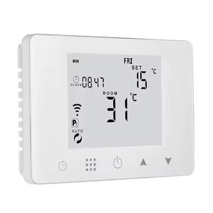 Zigbee Opbouw Thermostaat met Touchscreen voor C.V. Installatie (wit)