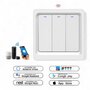 Smart Zigbee Lichtschakelaar Wit 3-knoppen
