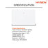 Zigbee Opbouw Thermostaat met Touchscreen voor C.V. Installatie (zwart) - excl. gateway_