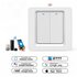 Smart WiFi Lichtschakelaar Wit 2-knoppen_