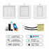 Smart Zigbee Lichtschakelaar Wit 1-knop_